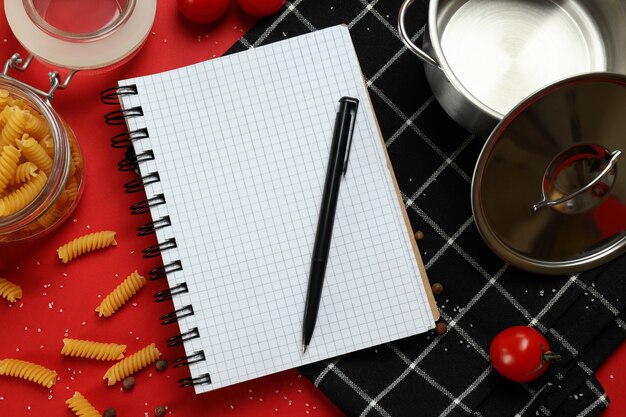 Notatnik z przepisem